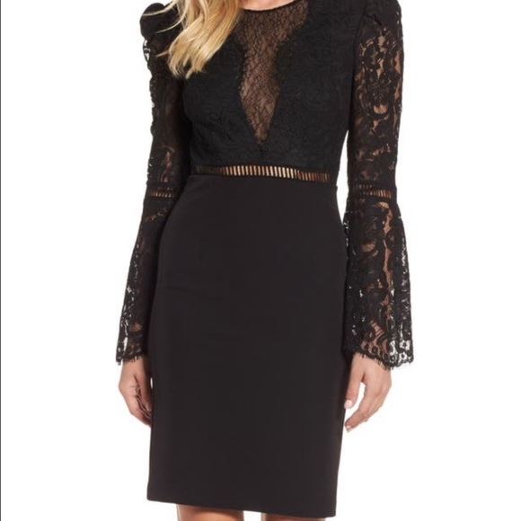 Excellent used condition Bardot Lace Bodice dress size M - Picture 1 of 8